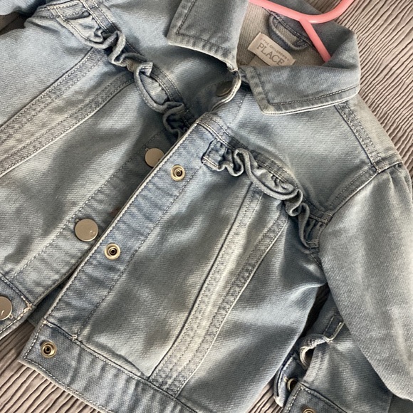 Never worn childrens place jean jacket for girls size 6-9 months - Picture 3 of 3